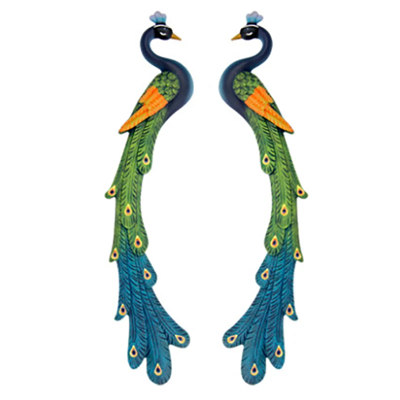 

European Peacock Art Cabinet Door Handles Home Decoration Creative Cabinet Handles Cabinet Push-pull Door Open Door