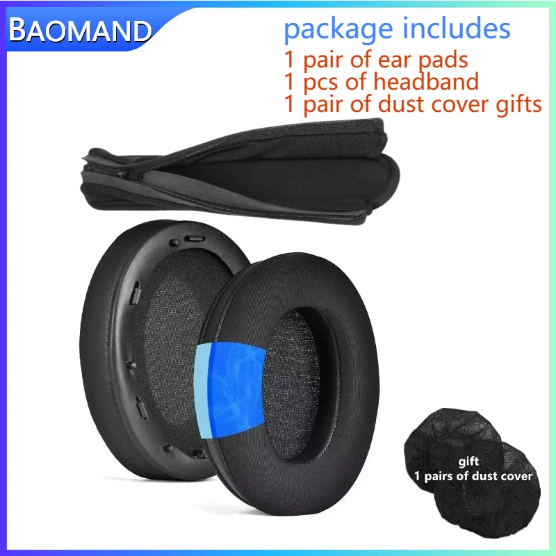 1 مجموعة استبدال بطانة للأذن وسادات الأذن عقال لسوني WH-1000XM3 سماعة أقل من البروتين سماعة الأذن غطاء سماعة الأكمام ، 11.8 #5