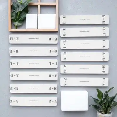 

Vinyl Record Divider Set 12Pcs A-Z Horizontal Organizer Labels for Record Collection Management and Alphabetical Sorting