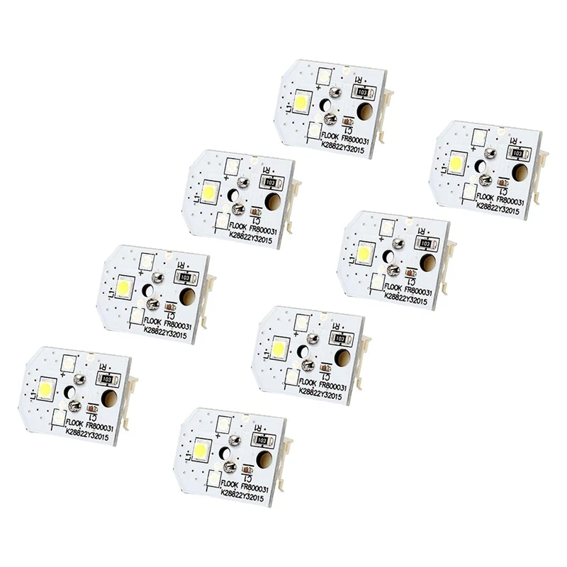 

8PC WR55X11132 WR55X25754 Refrigerator LED Light Compatible For GE Refrigerator LED Light Bulb