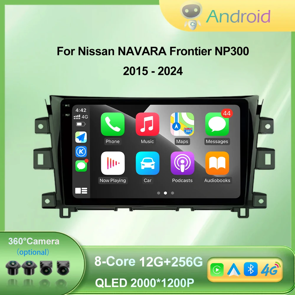 

Wireless Carplay 10 Inch For Nissan NAVARA Frontier NP300 2015-2024 Car Multimedia Carplay Touch Screen Android Auto GPS Navi BT