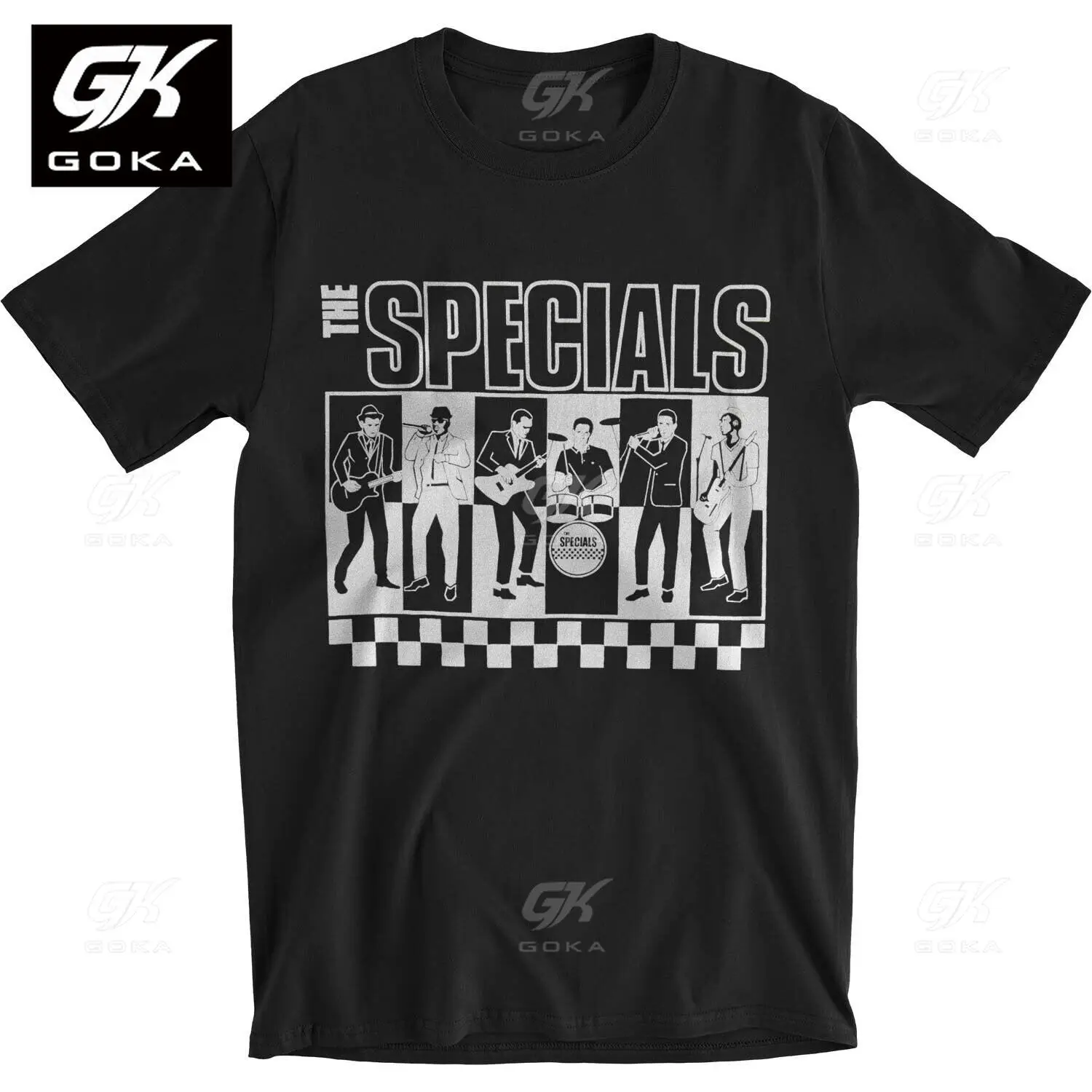 Authentic THE SPECIALS Photo Slim-Fit Graphic T Shirts for Mens Clothing Cotton Tees Women Vintage Y2K Tops Printed T-shirt