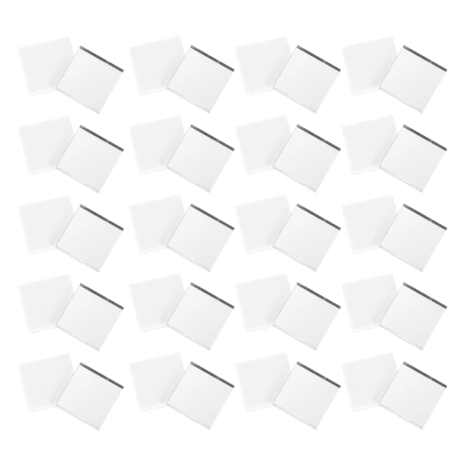 

400Pcs Square Glass Mosaic Tiles Handmade Reflective DIY Craft Mirror Decor Adhesive Art Pieces Craft Tiles for Mosaic Art