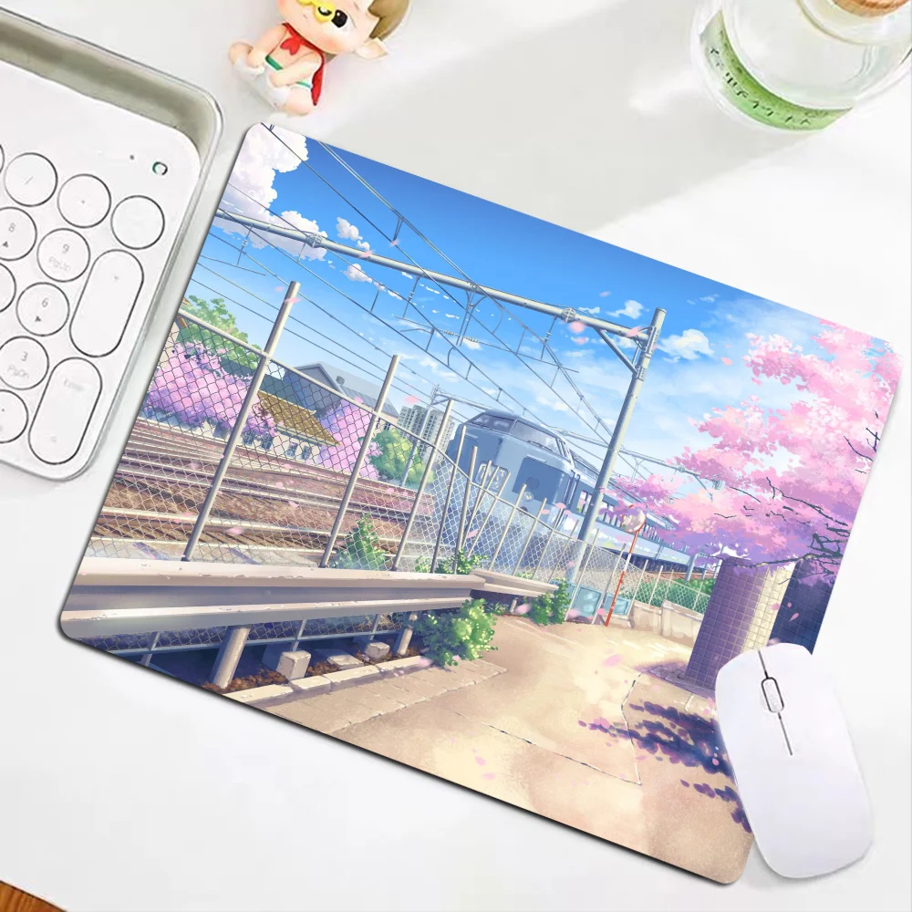 Anime Street Mousepad INS Tide Small Speed Version Game Computer Keyboard Office Table Mat Cheapest Cup Mats Deskpad Home Decor