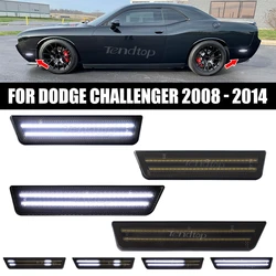 4x Car Front Rear LED Side Marker Light LED Side Fender Reflector Lamp For Dodge Challenger 2008 2009 2010 2011 2012 2013 2014