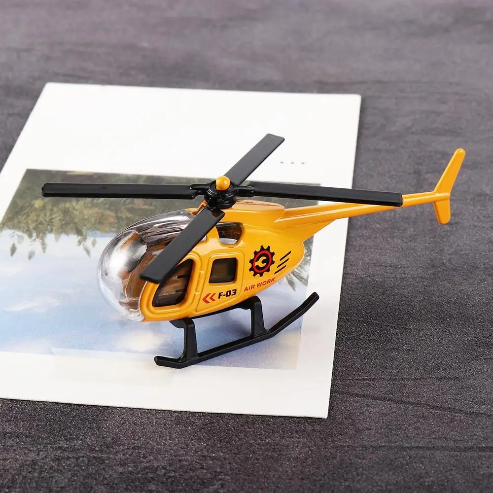 Photography Props Helicopter Toy Alloy Airplane Model Simulation Helicopter Helicopter Model Toys Diecast Helicopter Toy