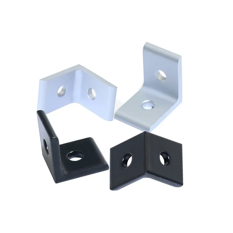 2020 3030 4040 4545 Aluminium Extrusion Profil Aluminium Legierung 2 Loch 90 Degrees Innen Ecke Halterung Pack of 10