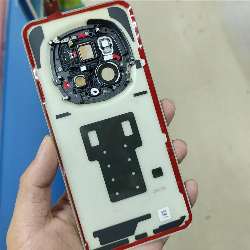 Battery Back Cover for Honor Magic 6 Pro 5G 3D Glass Panel Rear Door Housing Case with Camera Lens Repair Parts
