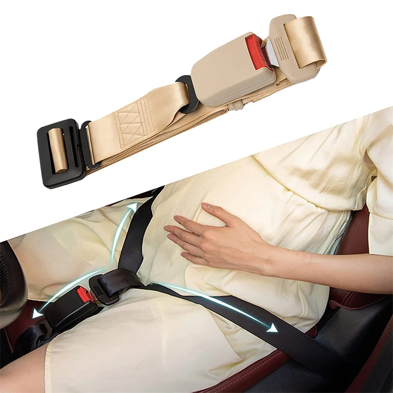 Car Seat Safety Belly Support Belt for Pregnant Woman Maternity Moms Belly Unborn Baby Protector Adjuster Extender Accessories