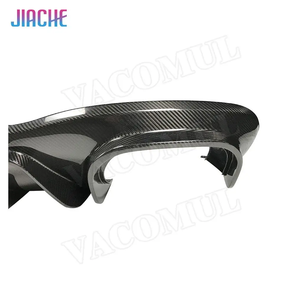 ألياف الكربون الجافة شفة خلفية الناشر سبويلر لمرسيدس بنز AMG GT43 GT50 GT53 2019-2023 FRP B نمط واقي مصد السيارة #2