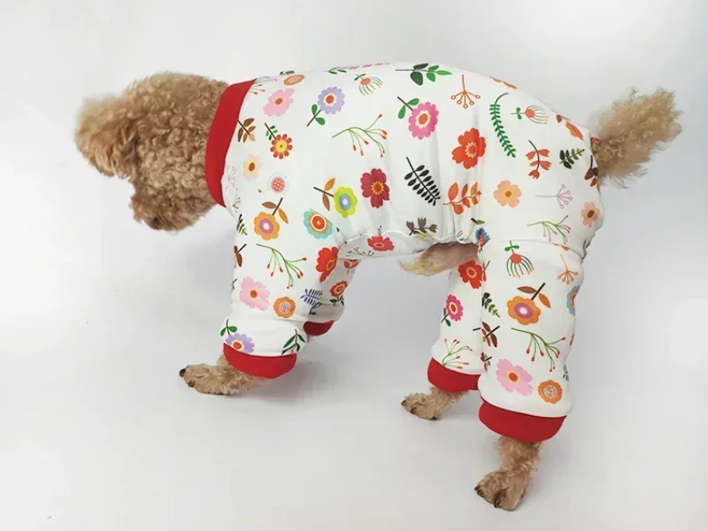 Girl Dog Clothes Jumpsuit Warm Winter Pet Apparel Boy Dog Clothing Puppy Yorkie Pomeranian Bichon Poodle Schnauzer Clothing Coat