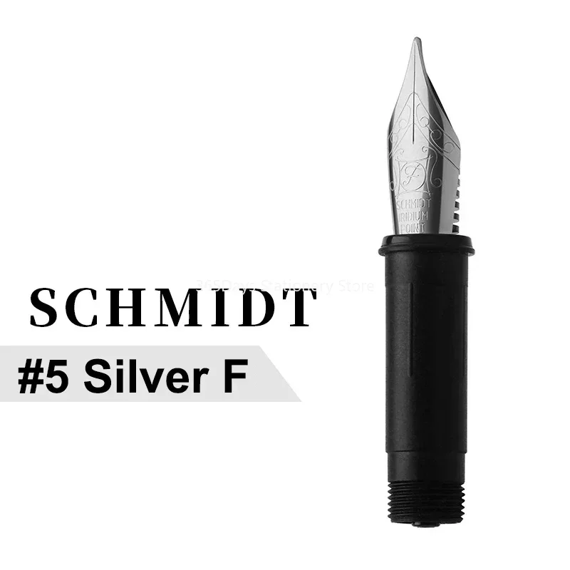 

#5/6 SCHMIDT /BOCK Gold-plated/Silver Fountain Pen Nib EF 0.38mm /F 0.5mm Nib Stationery School Bussiness Office Supplies