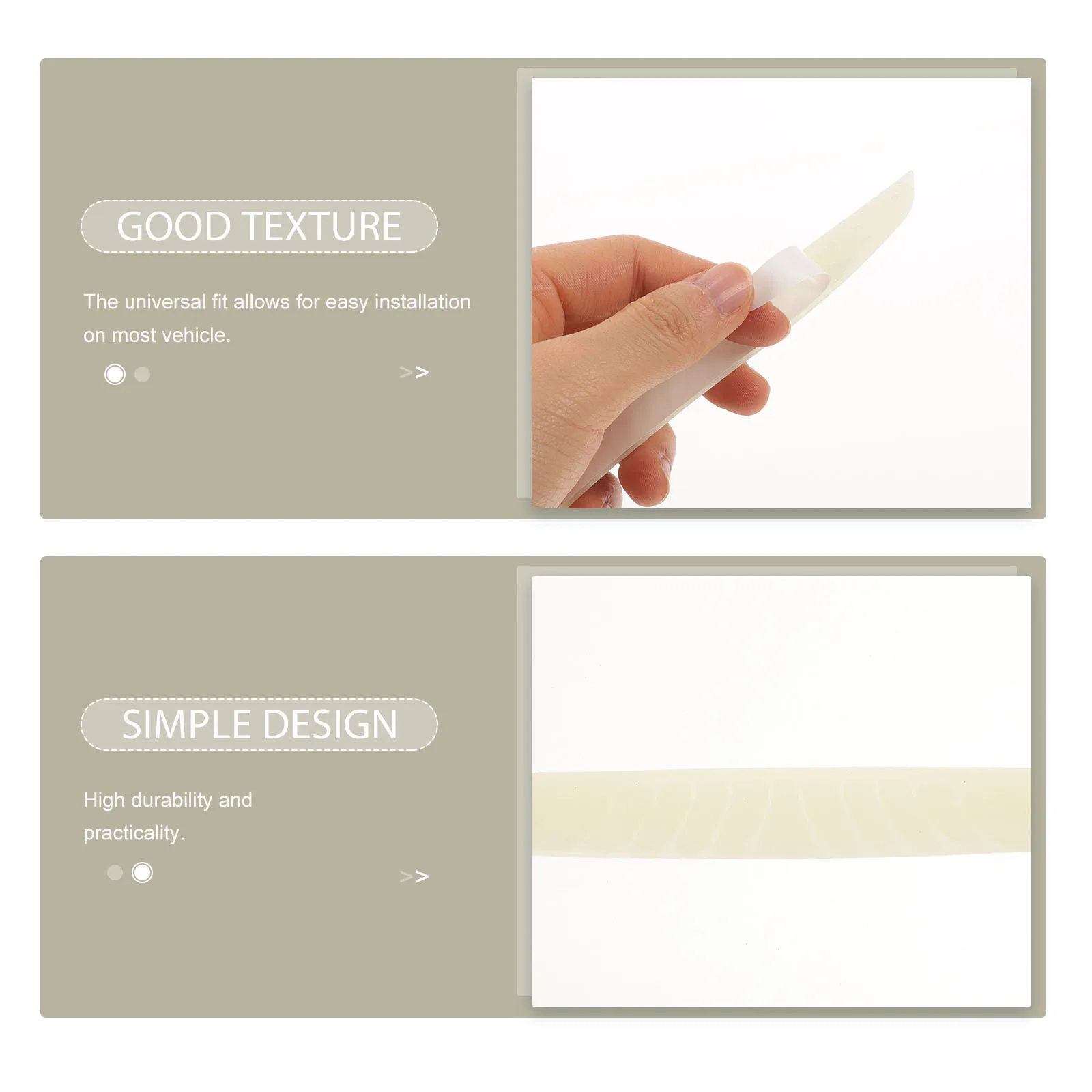 

4Pcs Glow in The Dark Anti Collision Strip for Car Door Edge Protection PVC Door Ding Protector Bumper Guard Stickers