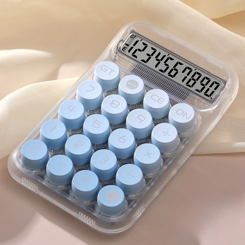 Calculator Office Commercial Transparent Dopamine Gradient Color Computer Cute High Appearance Level Calculator image 3