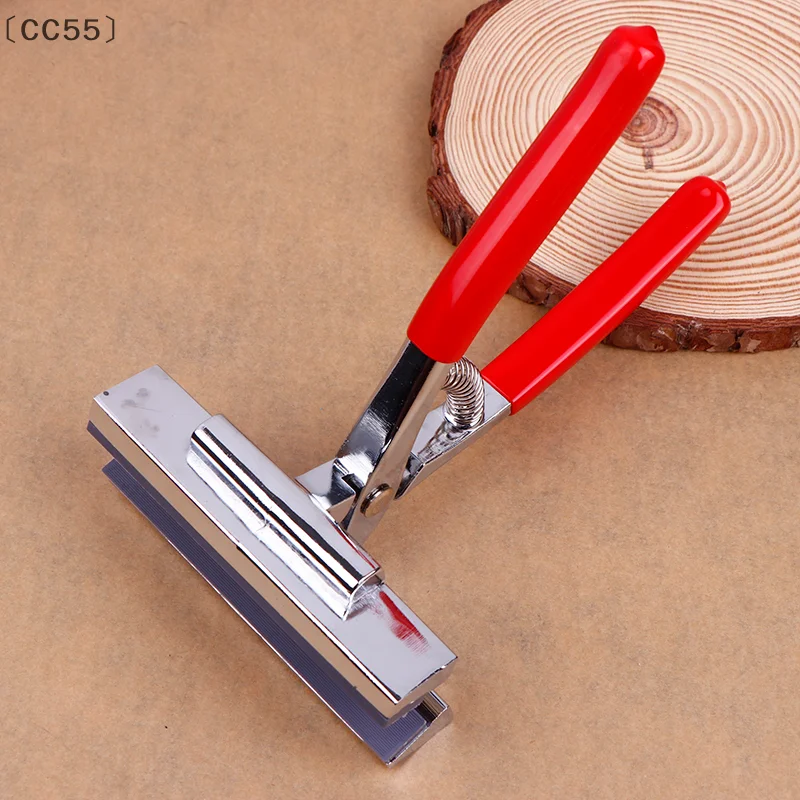 〔CC55〕Szczypce do napinania płótna ze stopu artystycznego, sprężynowy uchwyt do prętów napinających, narzędzie do oprawiania obrazów artystycznych, szeroki czerwony trzonek, narzędzie do malowania olejnego