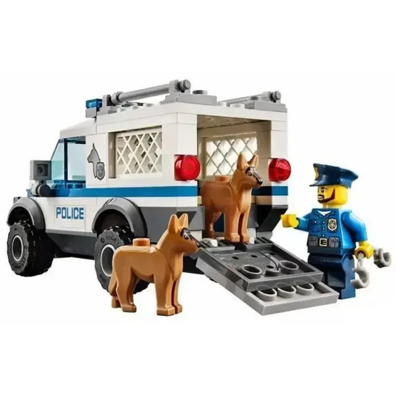 

10659 Bulldozer Bank Robber 10419 Police Dog Assault Team Boy Assembly Building Block Toys