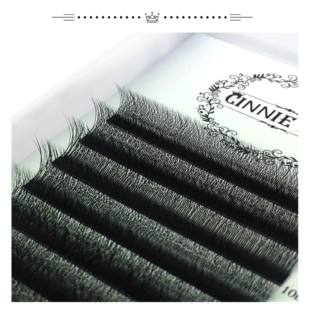 Cilios 3D W Wimpernverlängerungszubehör, 4D W Y-förmige Wimperncluster, vorgefertigte Volumenfächer, natürlicher Nerz, individuelle Bündel, Locken C/D – Detail 11