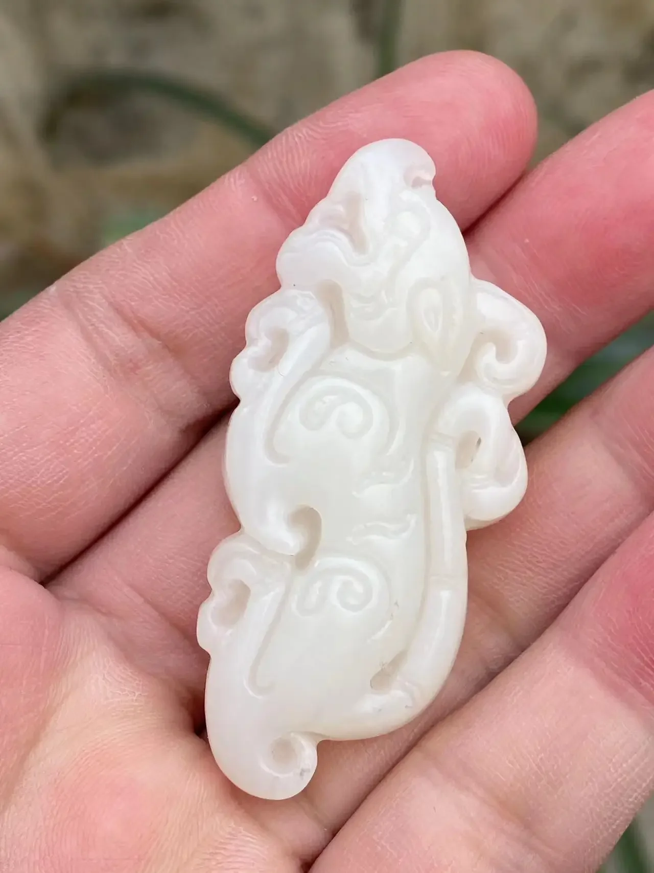 Natural 100% real white hetian jade carve Toad jade pendant necklace jewellery Attracting wealth for men women gifts Bless peace