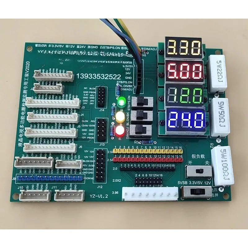 

Multi-function LCD TV Power Supply Board Test Tool Repair Power Supply Special Tooling Digital Display Control