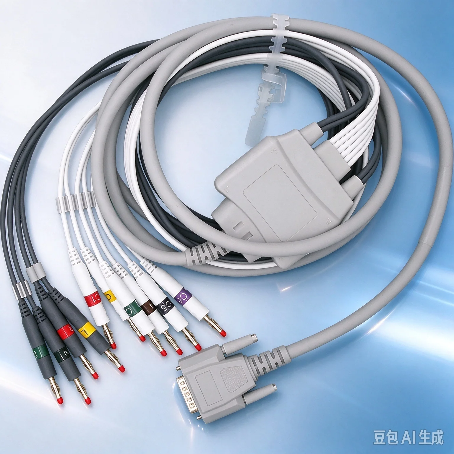 Cable FOR Contec Comen Zoncare Biocare Dongjiang Nihon Kohden Sanrui 12-Lead ECG Wire