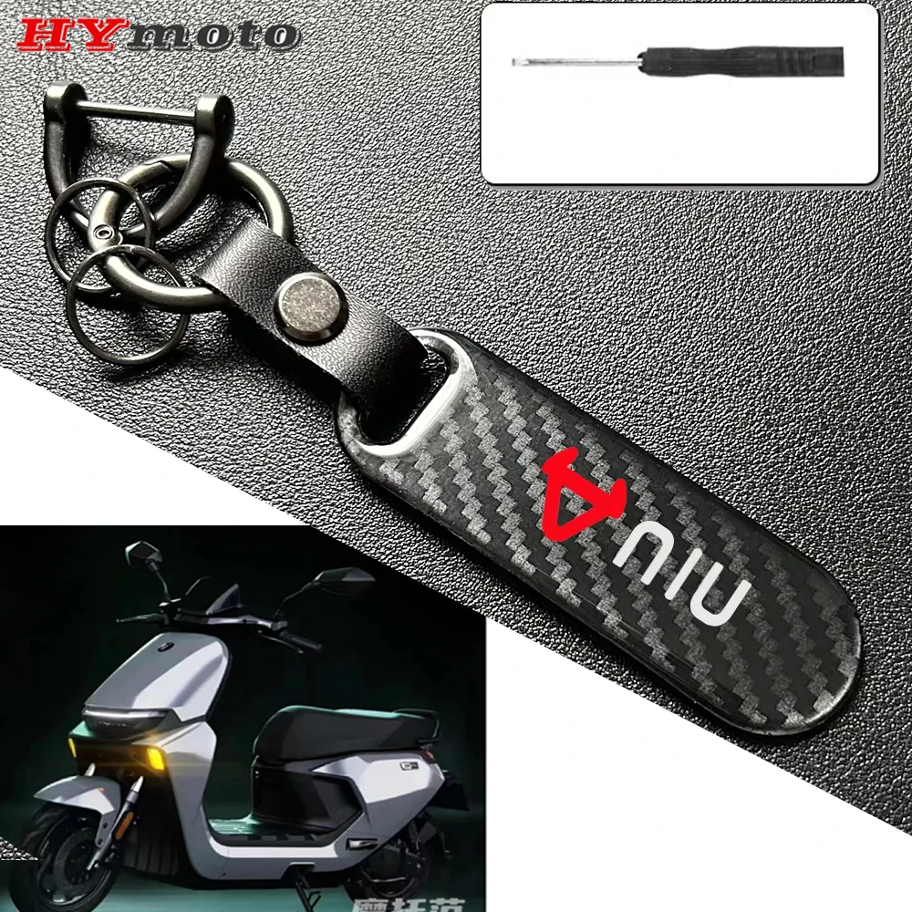 For Niu N1 N1S M1 U1 M+ Ngt U+ U+A U+B NQI GT NT NXT NX O OT FX RQI Scooter Accessories Key Ring Chain Holder Keychain Keyring