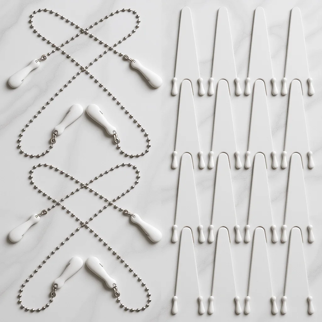 24 Stück robuste Hängeketten mit Clips, rostfreie Gliederkette für Pflanzenaufhänger, Blumentöpfe, Laternen, Schilder, Werbetafeln, Zuhause