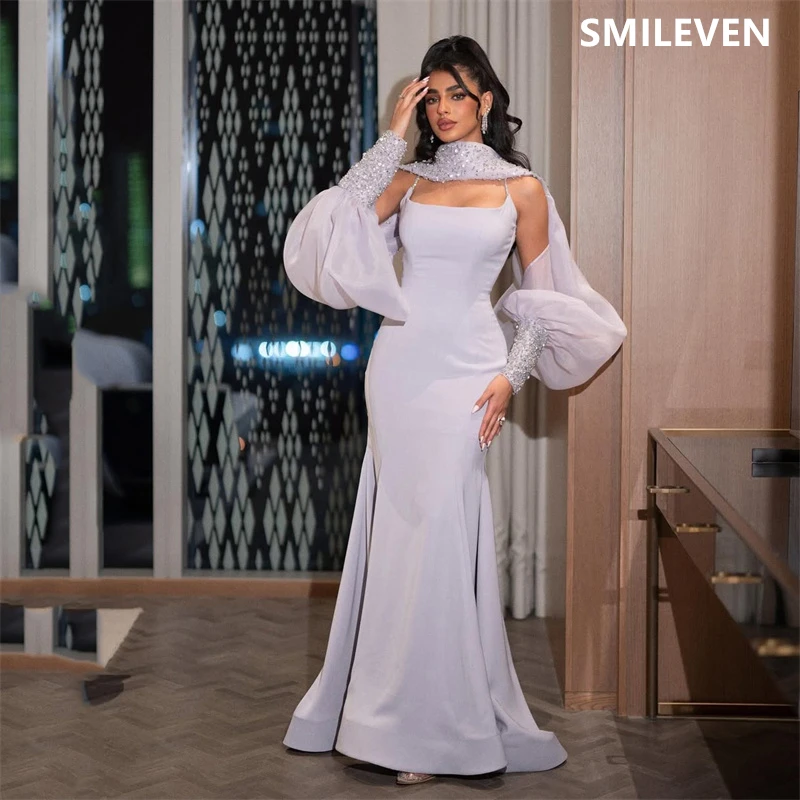 

Smileven Lavender Mermaid Off Shoulder Prom Dress Sexy Evening Gowns Backless Cocktail Party Dresses Customized Gift 2025