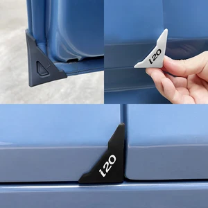 2 pçs canto da porta da frente do carro capa protetora para hyundai i20 sportz elite asta 2015 ib n linha 2022 usata acessórios automóveis 10 principais vendas parachoque traseiro hb20 - №5