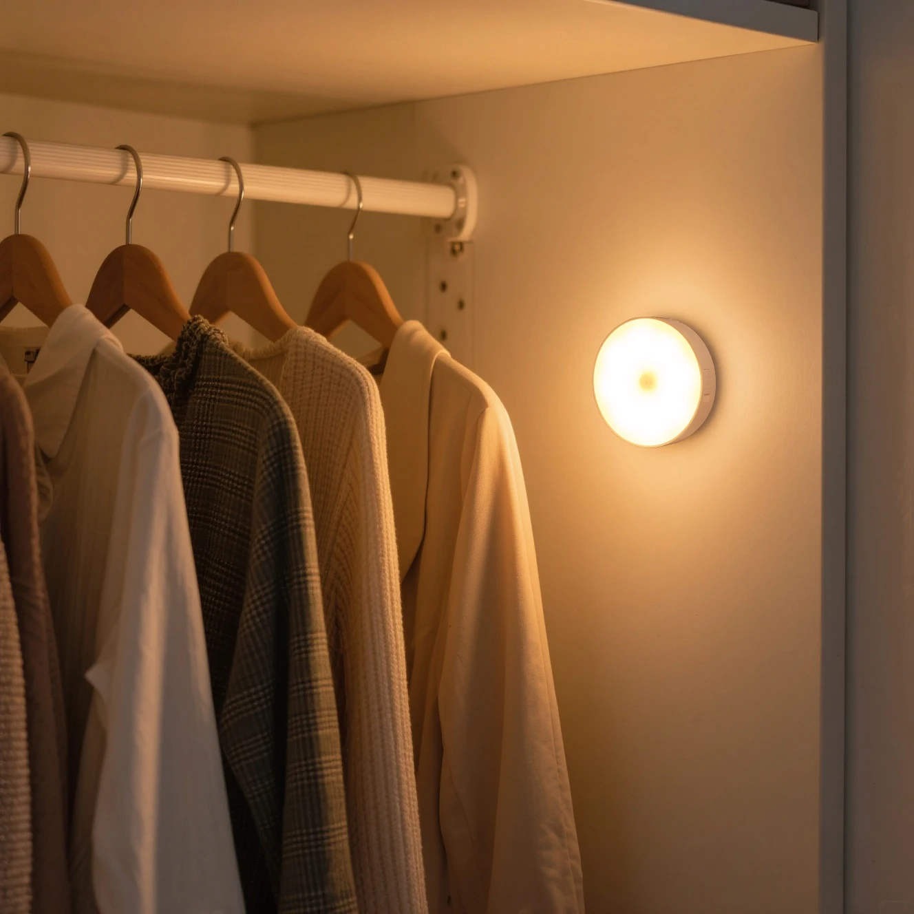 Obrázek 5: 6-pack LED hnutí senzor under-cabinet světel, USB dobíjecí, lepidlo skříni & úložný skříň noc osvětlení
