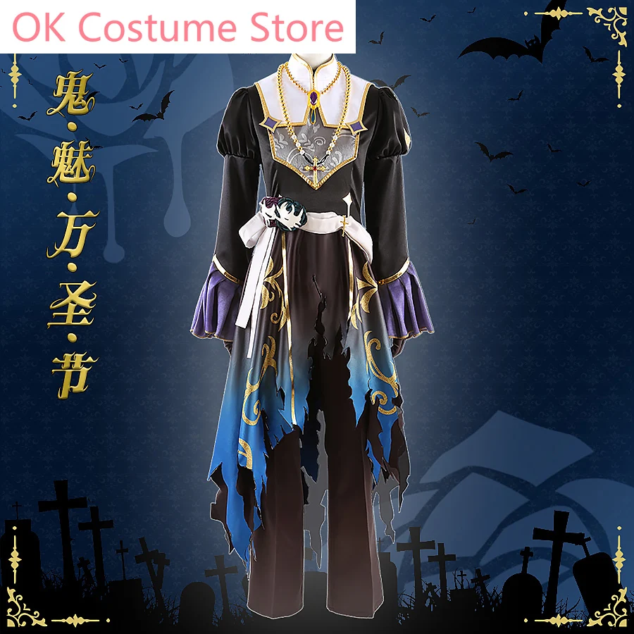 Anime! Ensemble Stars Fine Ghost Halloween Fushimi Yuzuru/Himemiya Tori/Tenshouin Eichi/Hibiki Wataru Cosplay Costume