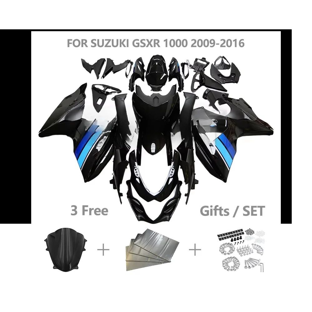 Customized Motorcycle Fairing Kit Full ABS Plastic Body Parts Set For SUZUKI GSXR 1000 GSX-R1000 GSXR1000 2009-2016 S1009-105a