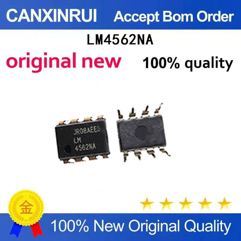 (5-100 Pieces)New LM4562NA LM4562 Audio Operational Amplifier DIP-8 Chip IC