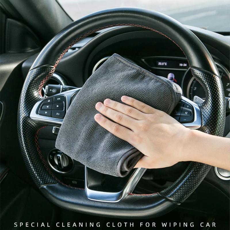 2/5PCS Professional Microfiber Car Wash Towel Detailing Super Absorbent Car Cleaning Cloth Premium Auto Care Drying Cloth 30X40