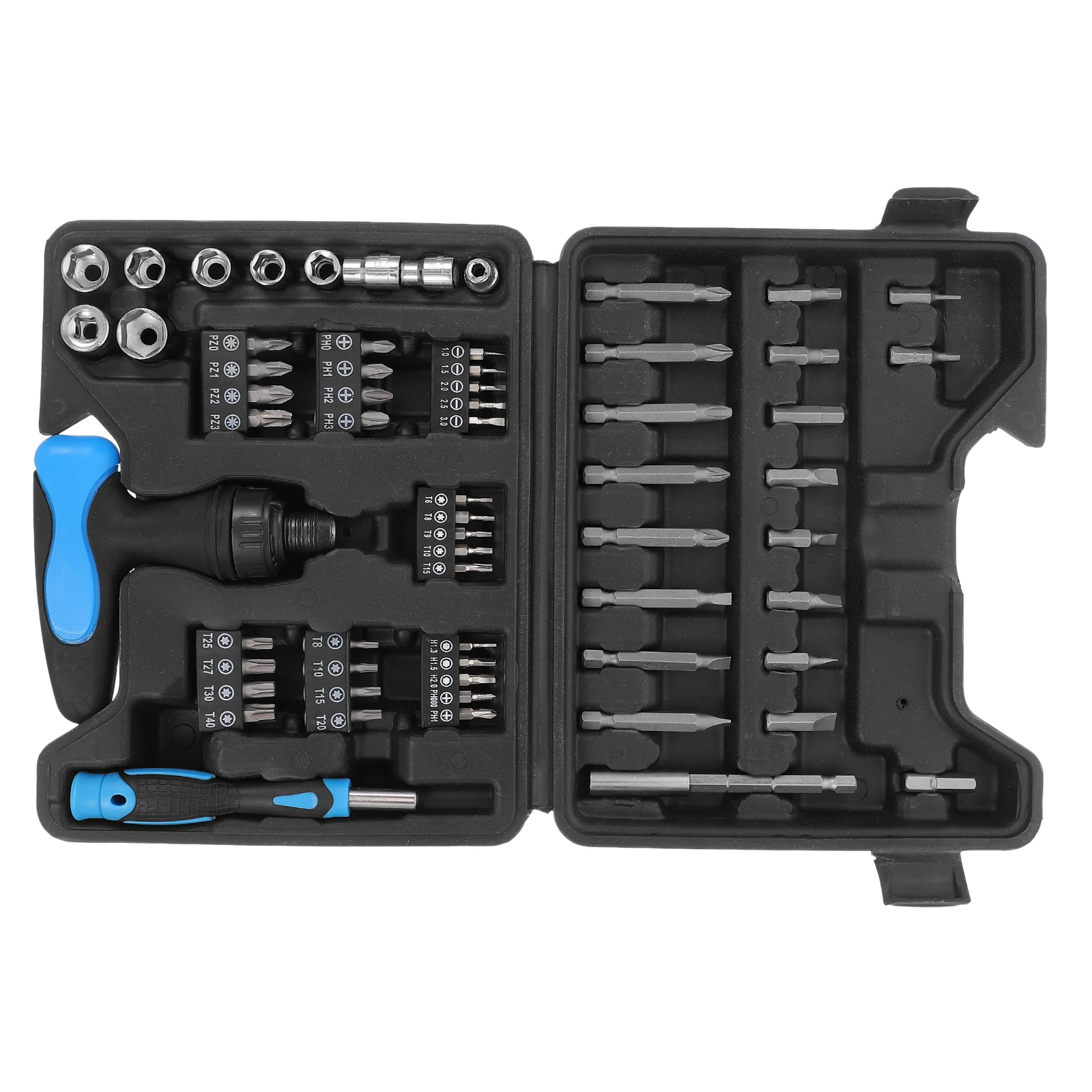 

63pcs Ratcheting Screwdriver Socket Set Durable Steel Compact Design Magnetic Holder Bit Terminal Tool Kit Drill Bit Driver