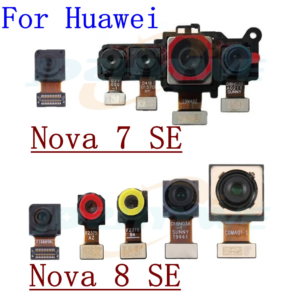 Rear Camera For Huawei Nova 7 8 Nova7 Nova8 SE Main Ultrawide Depth Macro Original Back Camera Module Spare Parts