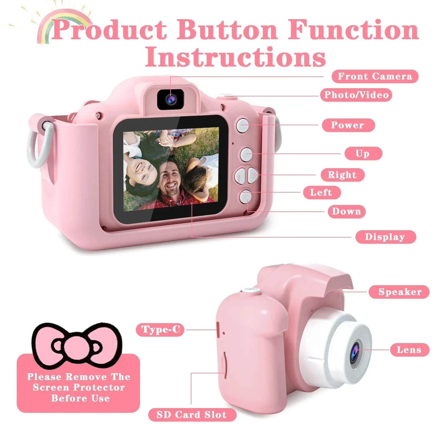 Kids Camera Mini Camera HD 1080P 1.44 inch New Designed Mini DV CAM Mini Sport Camera  Miniature Camcorder Toys For Boys/Girls