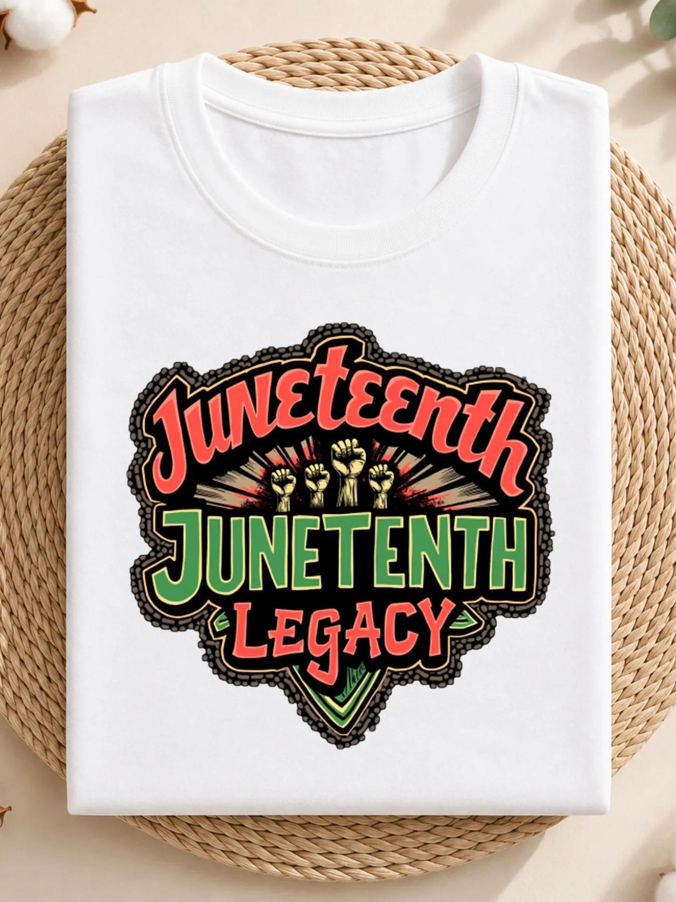 Men'S Summer Graphic T Shirt Casual Oversized Fashion Tee Printed With Juneteenth Juneteenth Legacy Raised Fists Retro Style Des