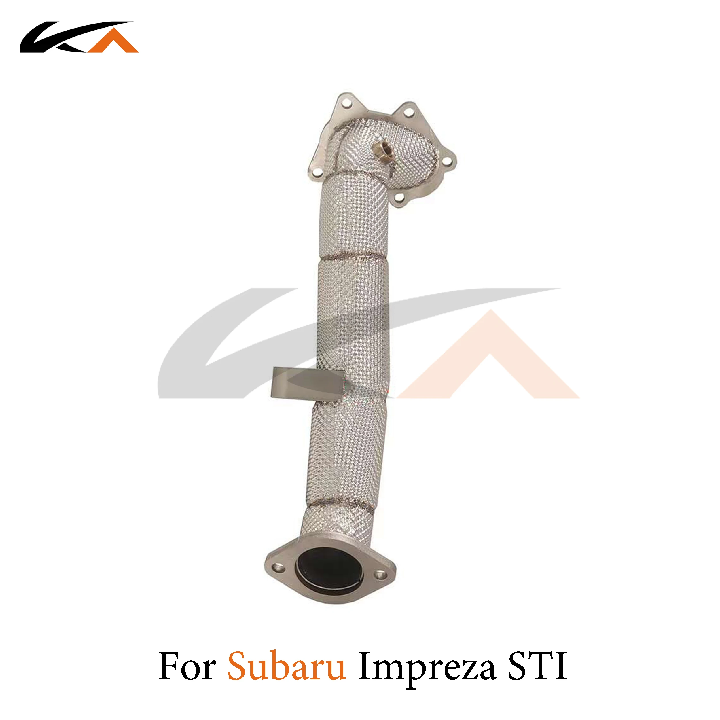 KA ปรับระบบไอเสียหัวสแตนเลส downpipe สําหรับ Subaru Impreza STI 2.5T เพลาท่อ Catalysis ความร้อน SHIELD