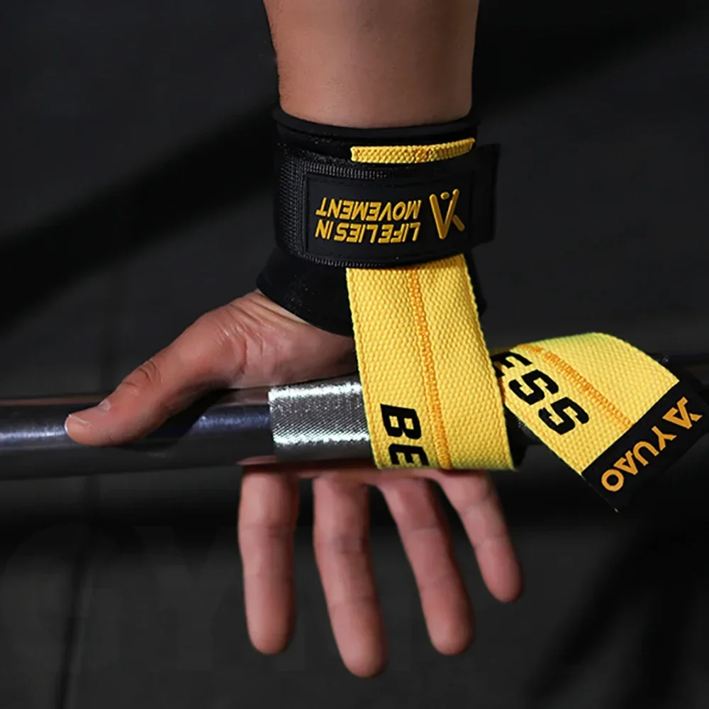 Antislip Lifting Wrist Strap Power-assisted Strap for Fitness Exercise deadlift weightlifting pull-ups Workout in the Gym【1Pair】