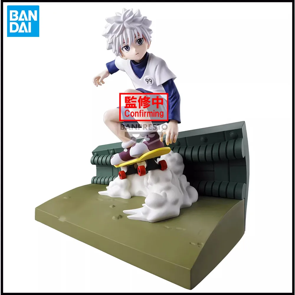 Original Banpresto Memorable Saga Special Killua Zoldyck Hunter X Hunter Anime Action Figure PVC Toys Model Figurine Collector