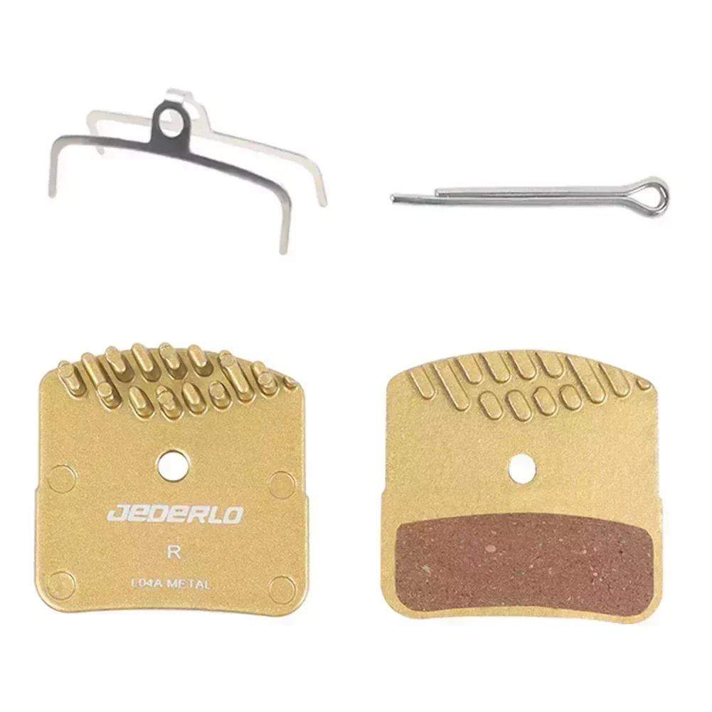 SPORTFUN 1 Pair Bicycle Metal Disc Brake Pads For-Shimano BR-R9170 R8070 R7070 RS505 SLX/XT M820 M640 M8020 H03A H03C Bike Parts