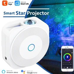 New upgraded Smart Star Projecter Wireless Tuya APP Control With Music Rhythm Sycn Nebula Projector Voice Control Via Alexa