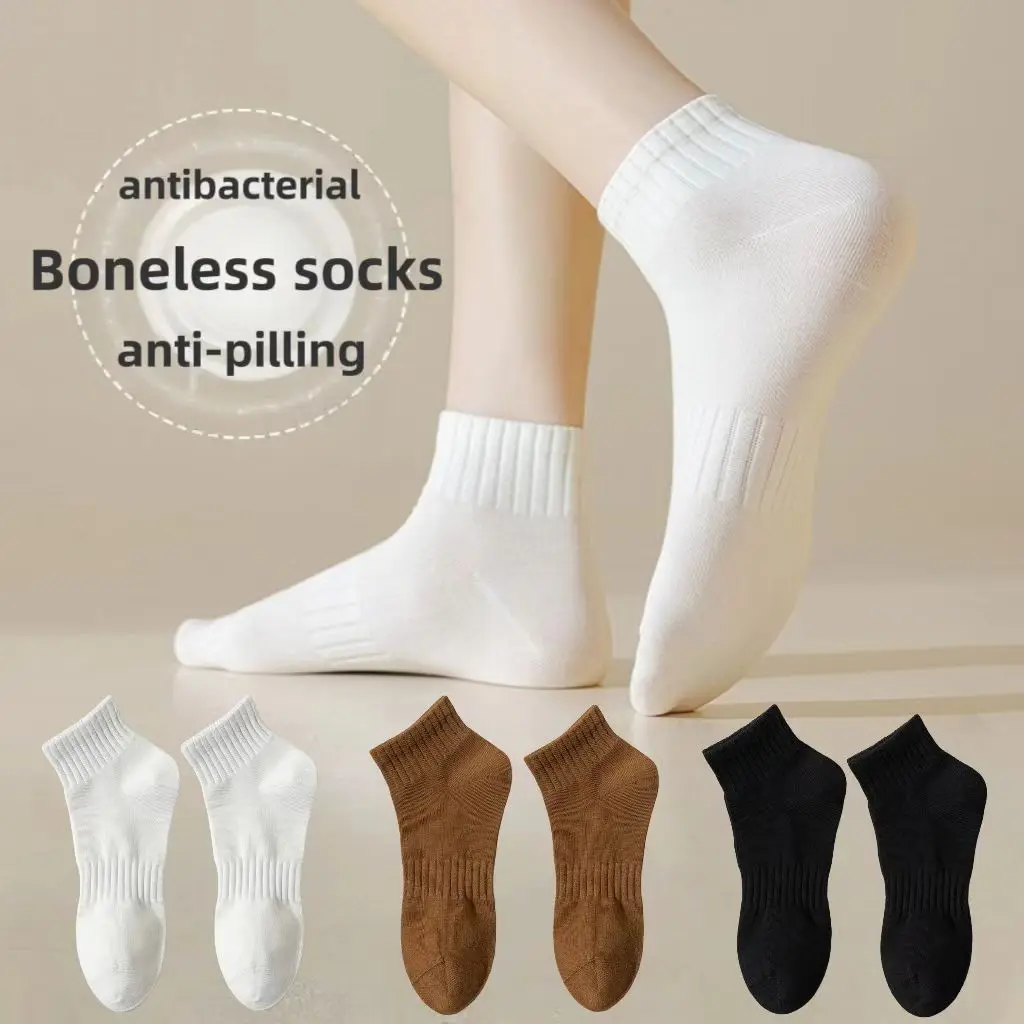 

Buy Product 3 Pairs of Socks, Soft and Comfortable All Matching Crew Socks, Athletic Short Socks for Men and Women
