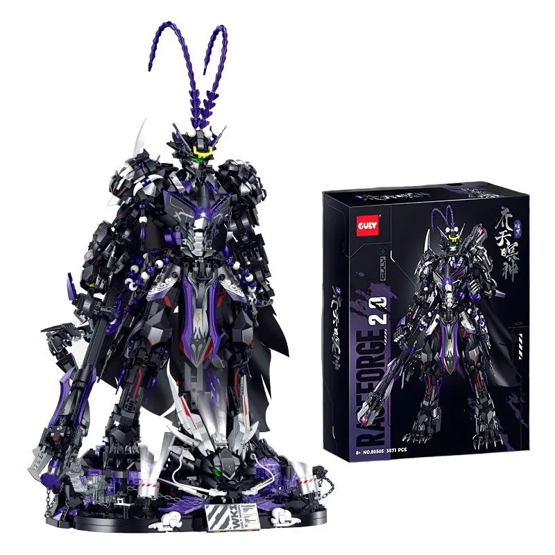Nuovo Qi Tian WuKong Mecha scuro di grandi dimensioni Blocchi di costruzione Modello assemblato Pezzi di robot Giocattoli educativi per bambini Regali