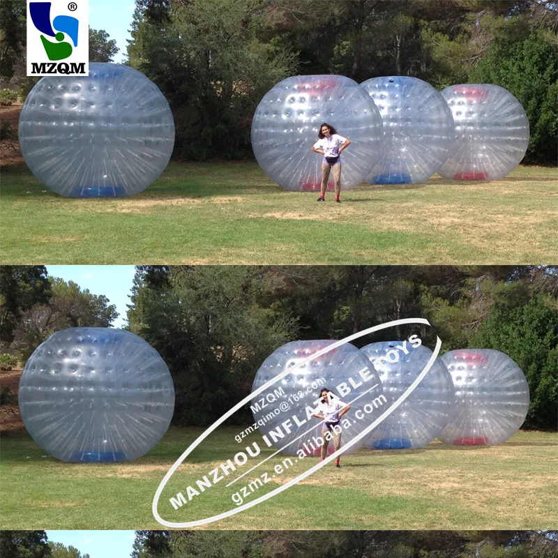 Bola humana inflable al aire libre del Zorb del juego de bolos humano del PVC del deporte de bolos