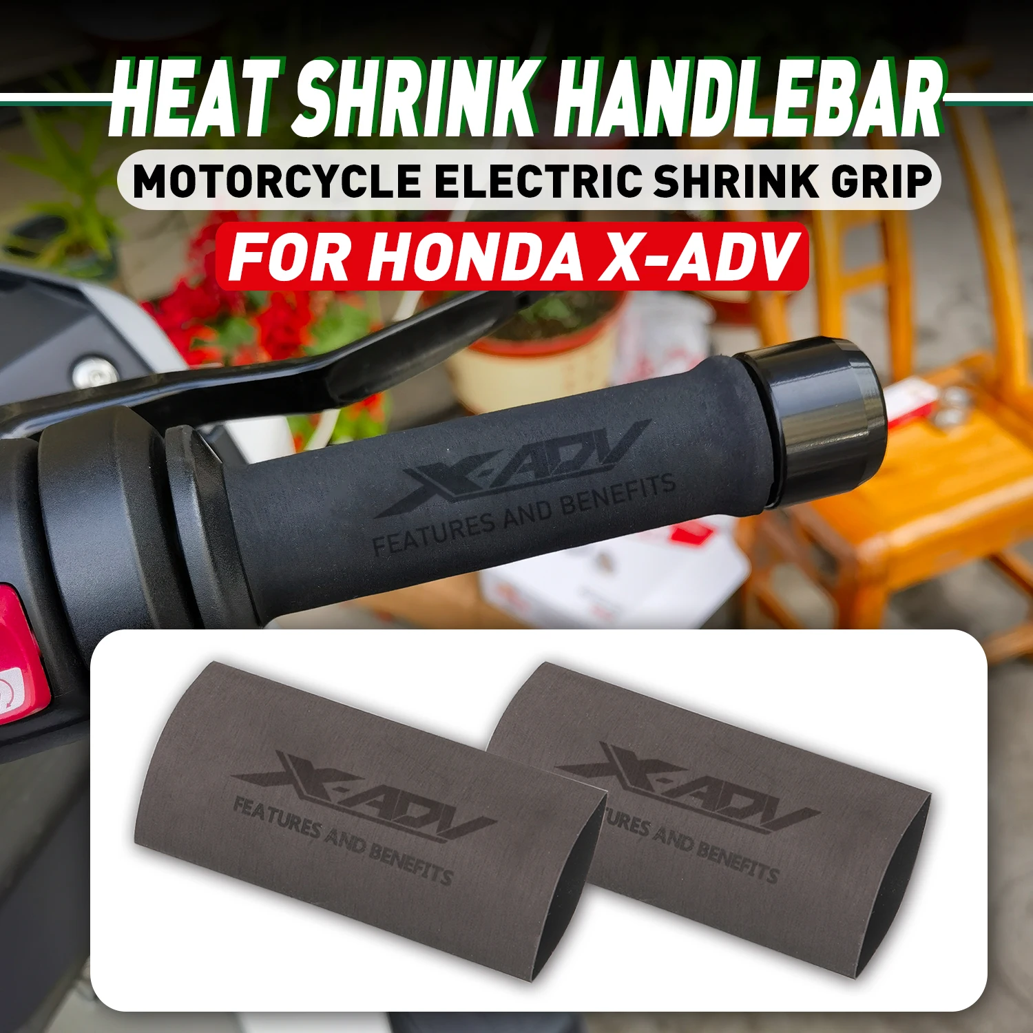 Heat shrinkable Grip FOR HONDA X-ADV 750 ADV150 ADV160 ADV350 Motorcycle No-slip Heat Shrink Handlebar Grips Handlegrip Handle