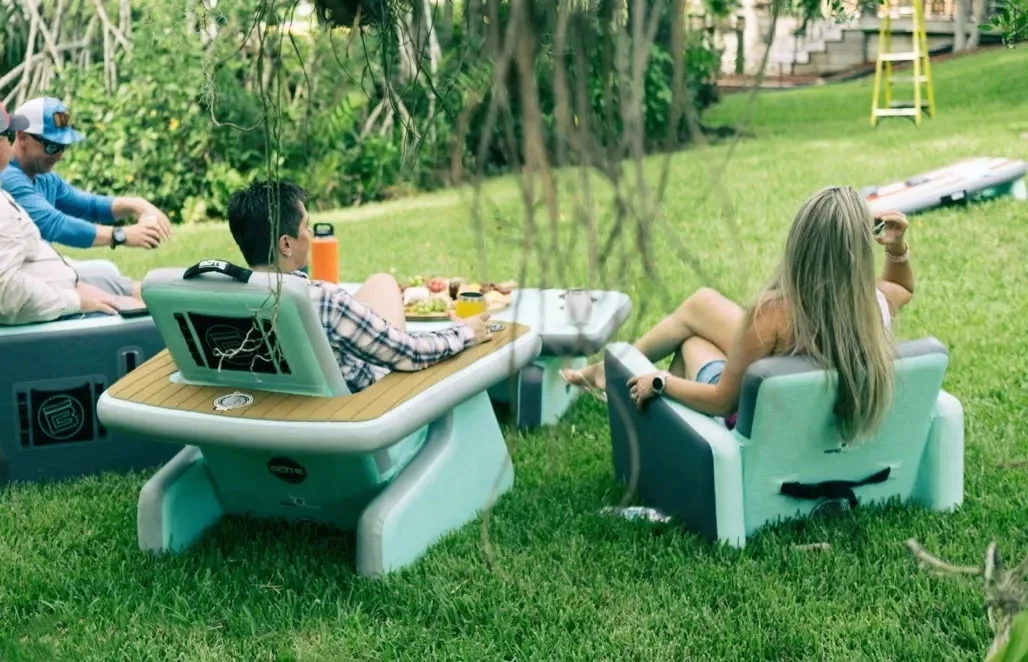 حوض قابل للنفخ لمتعة الصيف كرسي عائم قابل للنفخ كرسي هوائي لحمام السباحة/البحيرة/البحر