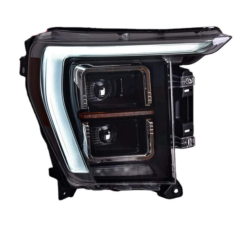 Car Stlying for Ford F-150 Raptor LED Headlight 2021-2023 Headlights F150 DRL Turn Signal High Beam Angel Eye Projector Lens