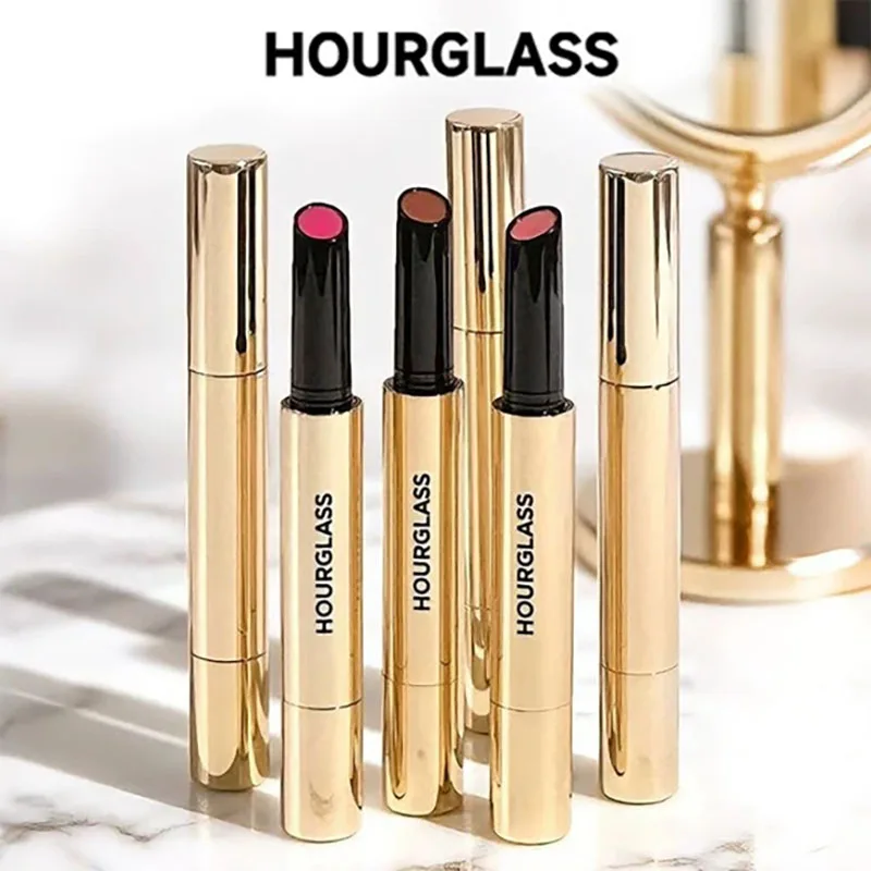 6 Colors Hourglass Lipstick Phantom Volumising Glossy Balm Desire Rouse Trace Rise Lip Gloss Nourishing Mirror Surface Makeup