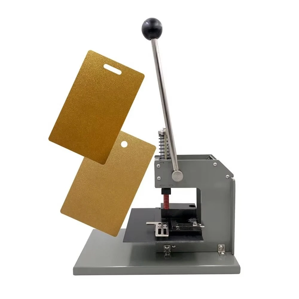 

Manual Hole Punch Machine Heavy Type for Rectangular Oval Slots New Used Condition Steel Material Bearing for Restaurants